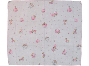 Tilki Desenli 80*90 cm Battaniye