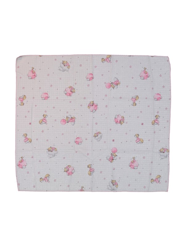 Tilki Desenli 80*90 cm Battaniye