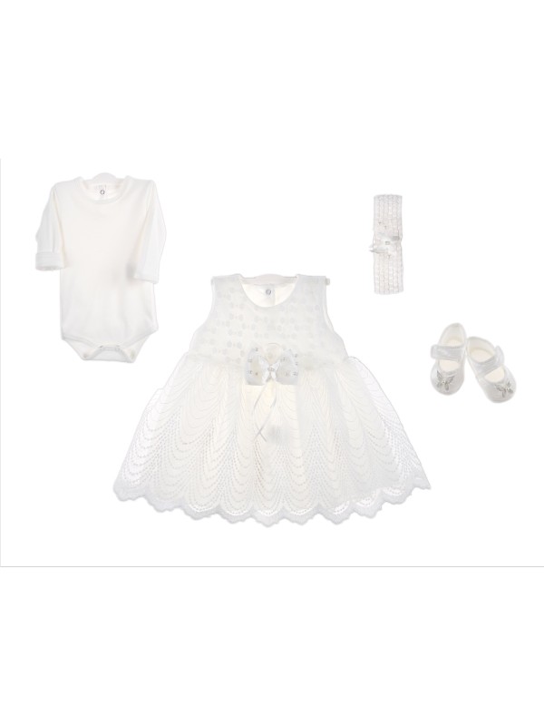 Kız Bebek Premium Kalite 4 Parça Mevlüt Takımı