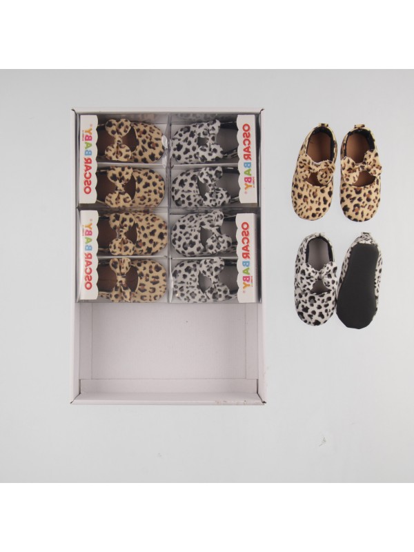 Kız Bebek Leopar Desenli Ayakkabı