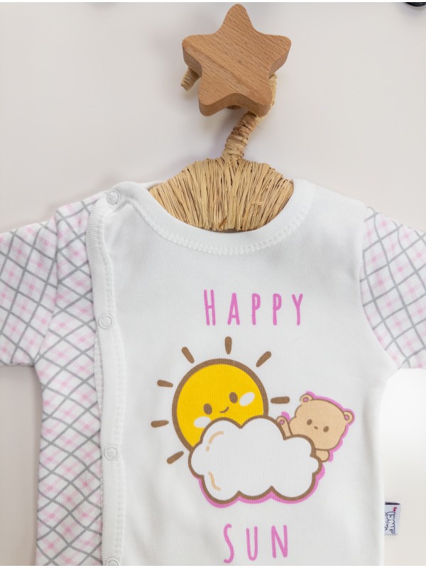 Kız Bebek Happy 3'lü Zıbın Seti